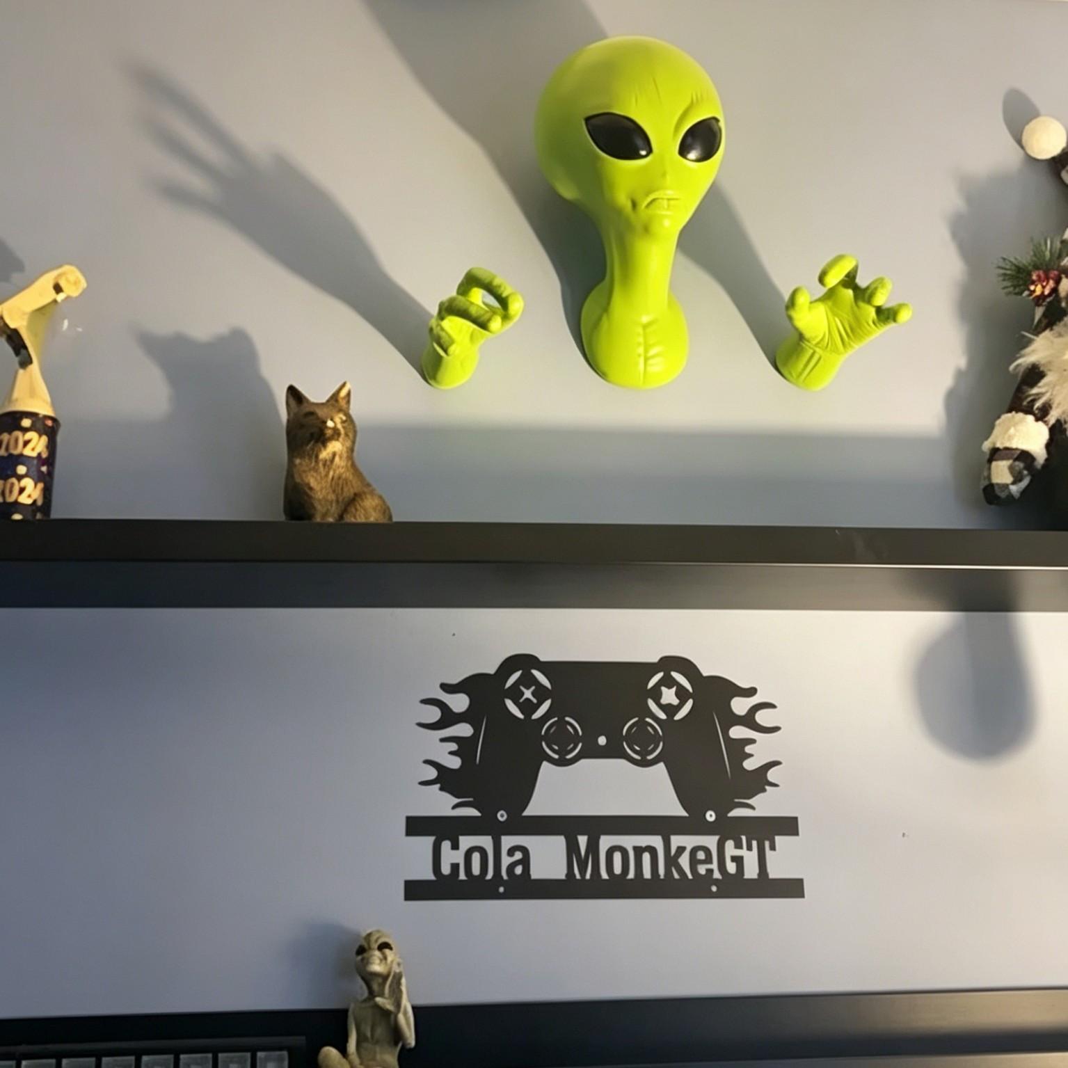 1 Pingente Alienígena Verde, E - Home Decor Etsy avaliação e preço