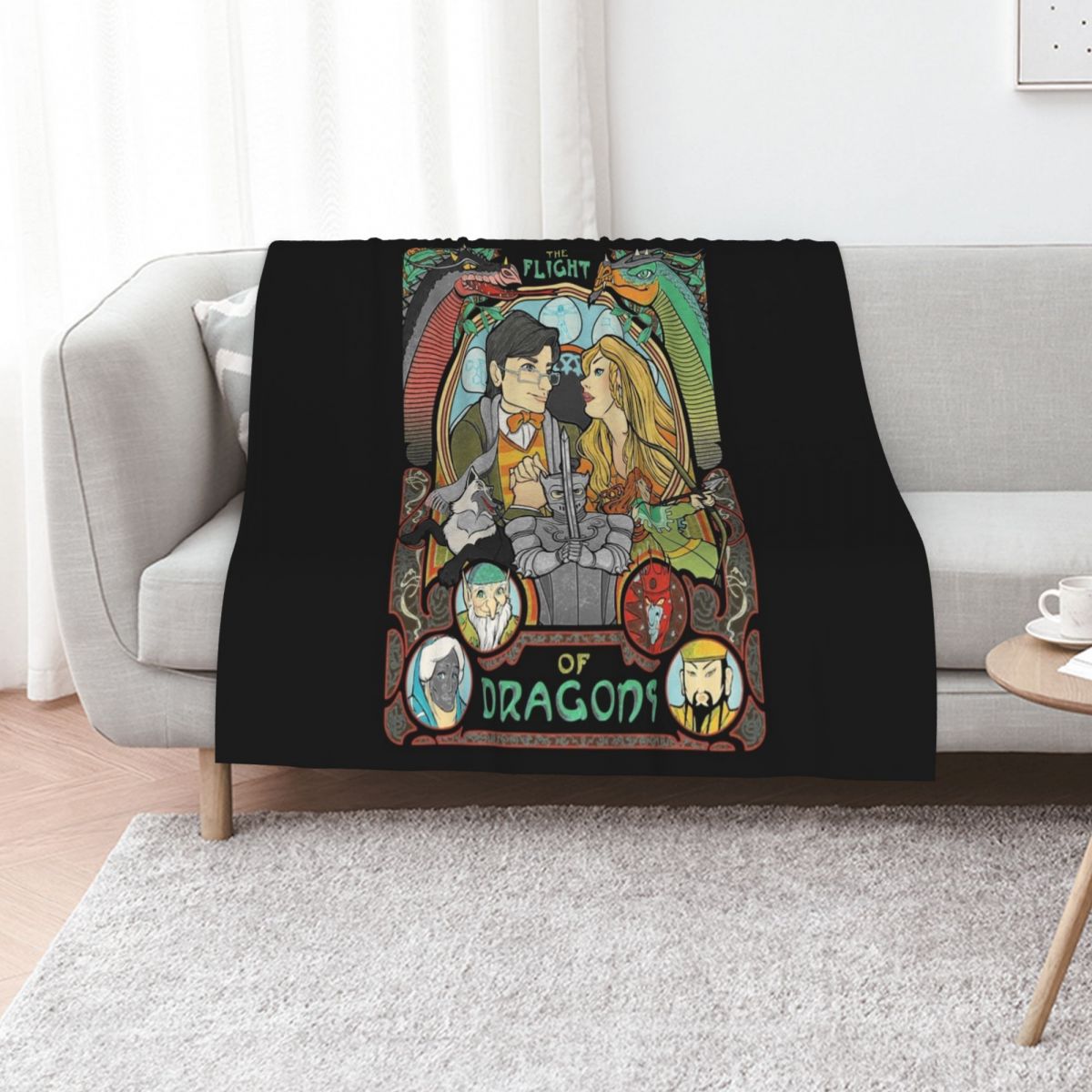 Flight of Dragons Essential T- - Home Decor Png avaliação e preço