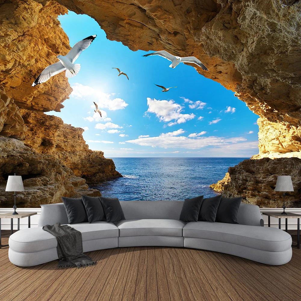 Montanha caverna paisagem tape - Home Decor Yoga avaliação e preço
