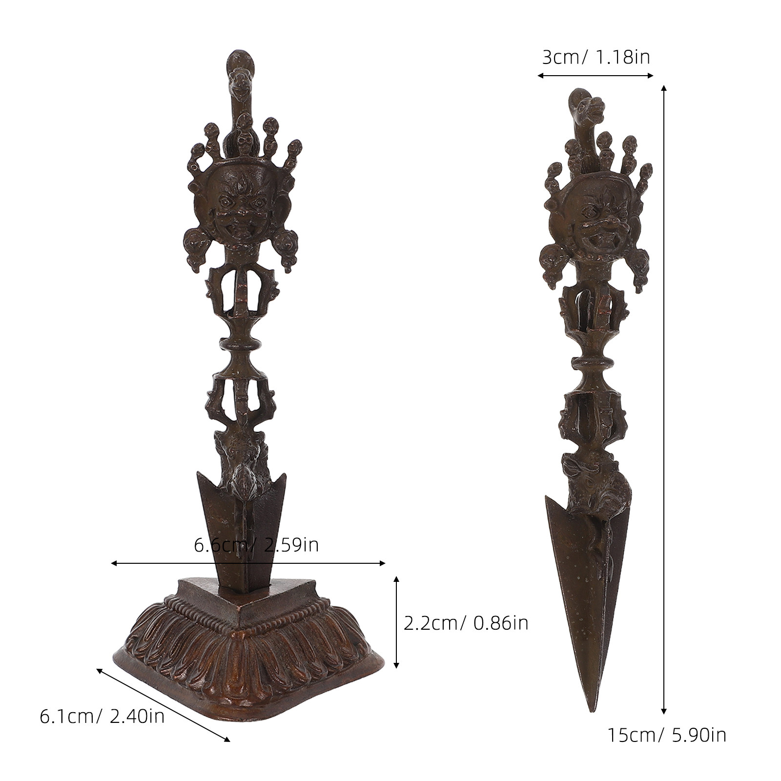 1 Conjunto de Vajra Dorje de C - Home Decor Yoga avaliação e preço