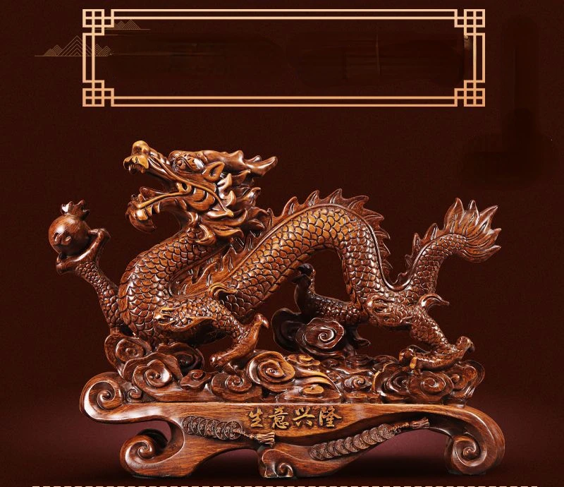Lucky Dragon Ornamentos para a - Home Decor On Sale avaliação e preço