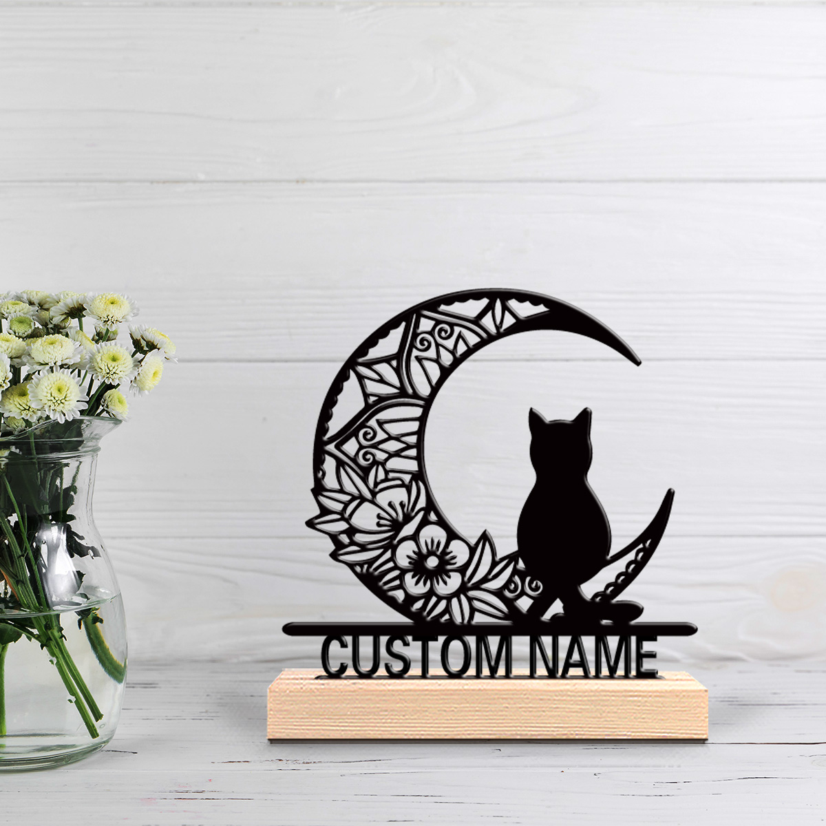 1 peça Estátua de Metal Artesa - Home Decor Cat avaliação e preço