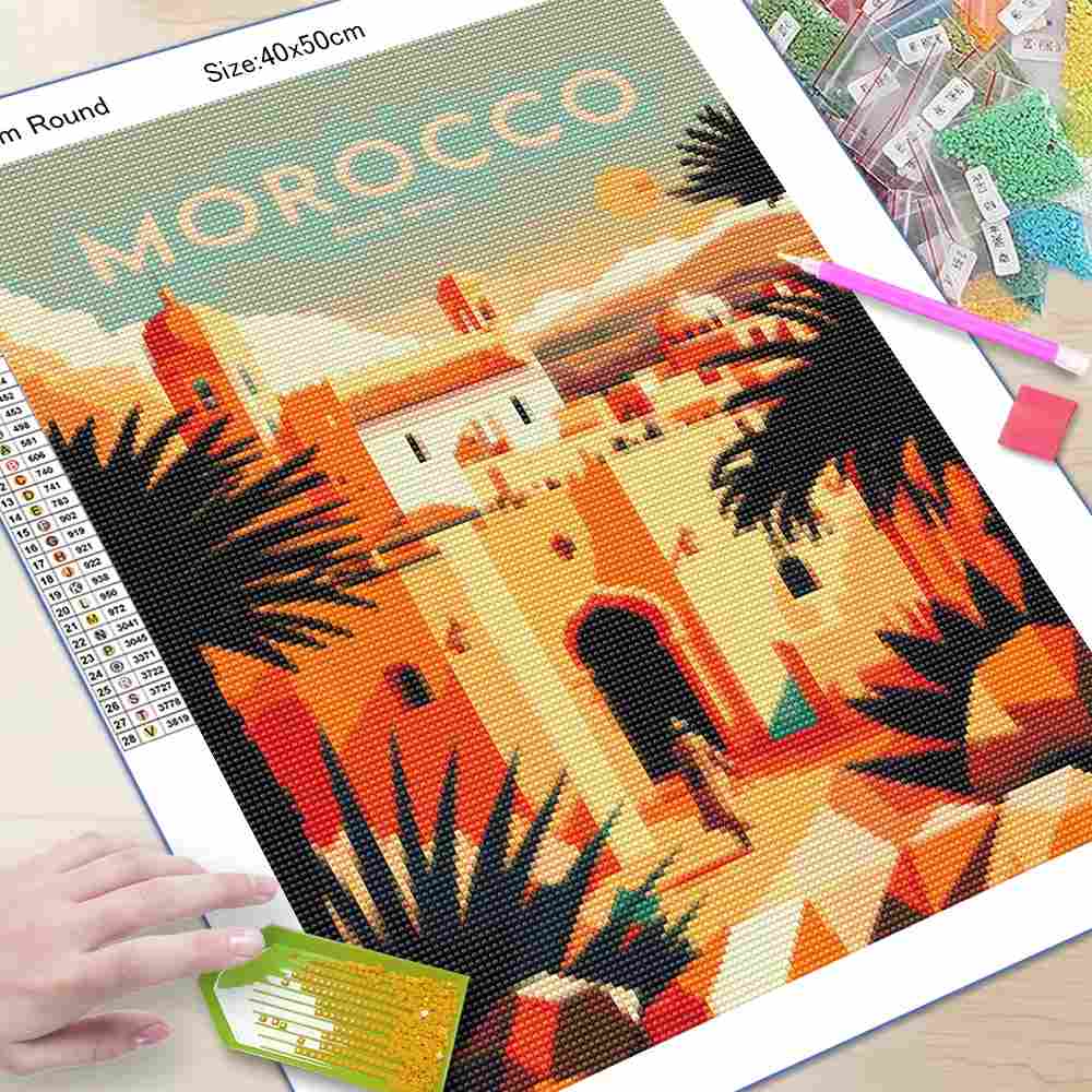 Pôster de Arte de Parede com C - Sand Art Picture avaliação e preço