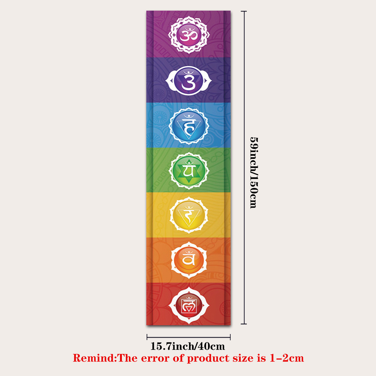 Tapeçaria de elementos colorid - Home Decor Yoga avaliação e preço