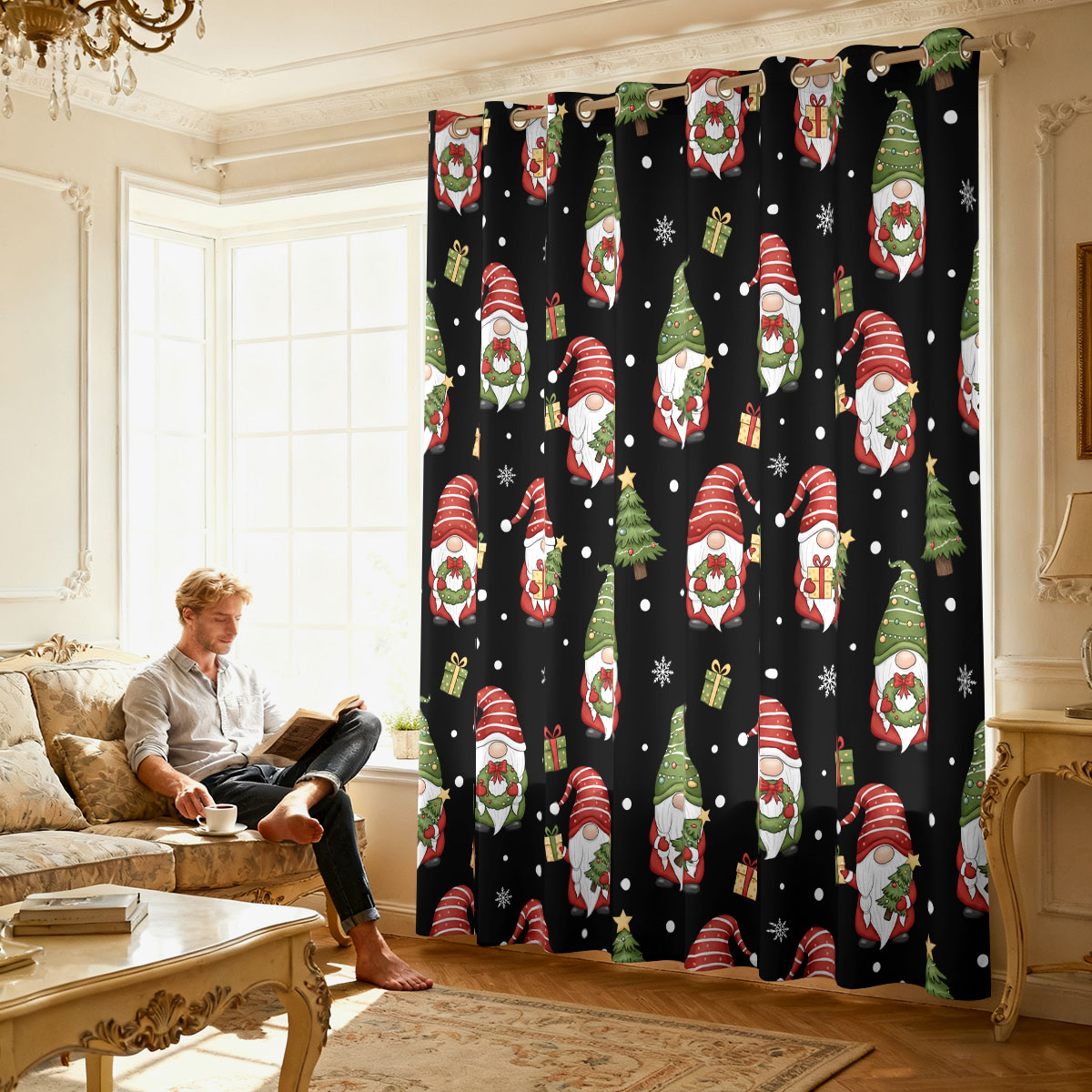 Cortina de Laço Único com Esta - Home Decor Curtain avaliação e preço
